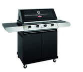 BeefEater 1200E Series 4 Burner BBQ & Side Burner Trolley